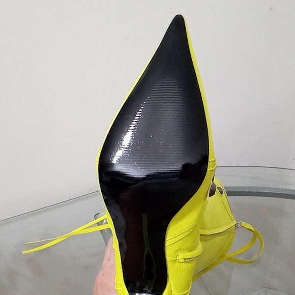 🎁FREE GIFT INCLUDED Brand New High Knee Boots Stiletto Heel Pointed Toe Tassels - Picture 13 of 16